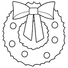 This festive wreath adult christmas coloring page features a christmas wreath filled with candy canes and gingerbread men and will put you in a jolly mood. Easy Xmas Wreath Drawing Novocom Top