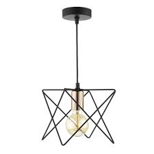 Keep up with this trend by learning a few tips and tricks on how you can style it. Contemporary Geometric Black And Copper Ceiling Pendant