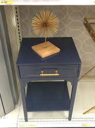 Navy Blue And Gold Office Side Table Gold Office Decor Blue Office Decor Gold Office