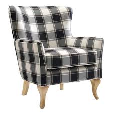 The most common checkered chair material is polyester. Dorel Emerie Black And White Checkered Pattern Accent Chair Fh8129 The Home Depot