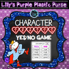 It all started with a list of plays at a local community theatre. Lilly S Purple Plastic Purse Character Traits Game By Glistening Gems