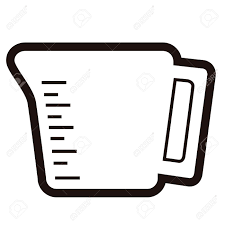 measuring cup icon in black and white illustration royalty free cliparts vectors and stock illustration image 93794616 measuring cup icon in black and white illustration