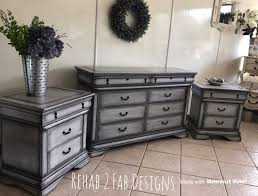 Painted Furniture Powder Glaze Bedroom Furniture Makeover Painted Bedroom Furniture Refinished Bedroom Furniture