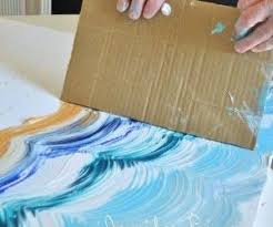 Okul Oncesi Egitimde Artik Materyallerle Boyama Ve Baski Teknikleri Baski Kendin Yap Kanvas Tuval Sanati