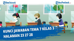 Tema 7 kelas 3 halaman 155 156. Kunci Jawaban Tema 7 Kelas 3 Halaman 23 27 28 Youtube