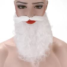 Barba Realista de Papai Noel, Encaracolado, Fofo, Macio, Elástico, Natal,  Adultos, Crianças