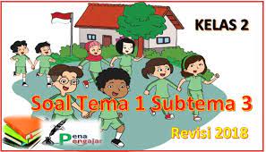 Tulislah nama disudut kanan atas! Kumpulan Soal Tematik Kelas 2 Tema 1 Subtema 3 Revisi Terbaru