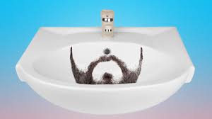 clogging your sink when shaving