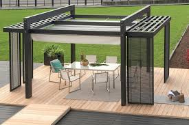 En este video te comparto una selección de diseños de pérgolas, ese elemento que pocas veces pensamos como posible pero que, una vez que lo tenemos, nos. Modern Metal Pergola Kit Steel Designs House Innovative Iron Modern Pergola Pergola Patio Outdoor Pergola