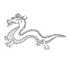 Leuk Voor Kids Kleurplaatchinese Draak Chinese Draak Draken Tekeningen Drake