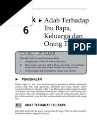 Seharian kita sibuk dengan tugasan dan menguruskan antara cara untuk mendapatkan keberkatan adalah melalui doa ibu bapa. Topik 6 Adab Terhadap Ibu Bapa Keluarga Dan Orang Tua