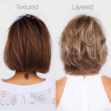 Shoulder length haircut with layered ends: Textured Vs Layered Bob Read This To Learn The Difference Behindthechair Com