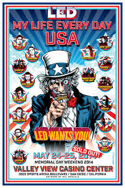 Commemorative Poster For Led Usa Artwork By Mel Marcelo
