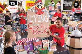 Design A Themed Sign That Not Only Decorates Your Fair But Also Draws Attention To Your Table And Mercha Scholastic Book Fair School Book Fair Scholastic Book