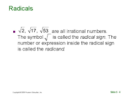 3.1416 is a rational number because it is a terminating decimal. 5 4 The Irrational Numbers And The Real