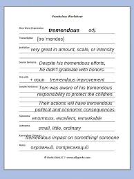 Vocabulary Worksheets Tremendous Vocabulary Worksheets Vocabulary Workbooks Vocabulary