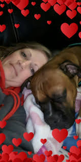 Love the snarl ! Mom keeps tickling my nose .