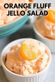 Orange Fluff Jello Salad Recipe Most Popular Recipe Fluff Salad Recipes Fluff Desserts Orange Fluff