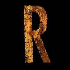 Hd Wallpaper Brown Letter R Illustration On Black Background Stainless Font Wallpaper Flare