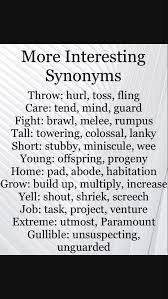 More Interesting Synonyms Writing Book Writing Tips Creative Writing Tips Writing Tips