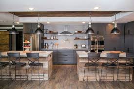 What about the rest of the rooms in the house? Fixer Upper Grey Cabinets Reclaimed Wood And Huge Pendant Lighting Kuchen Layouts Kuchendesign Kuchen Rustikal