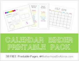 This is how i assembled our medical binder! Calendar Binder Free Printables Kids Activities Saving Money Home Management Motherhood On A Dime
