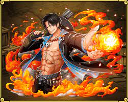 ポートガス d エース 黒衣の火拳 ワンピース トレジャークルーズ トレクル 最強攻略データベース トレクル onepiece イラスト ポートガス d エース