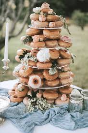 Donut Tower Marriage Cake Polka Dot Bride Wedding Donuts Donut Bar Wedding Donut Wedding Cake