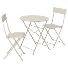 Discover prices, catalogues and new features. Saltholmen Table And 2 Folding Chairs Outdoor Beige Buy Online Or In Store Ikea