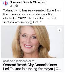 I can't say I'm surprised….. I ask all voters to consider her words closely  at the September Commision meetings. She was FOR leaving the tax increase  alone, and keep this in mind,
