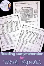 French Reading Comprehension Activities For Beginners Comprehension De Lecture Reading Comprehension Activities Teaching French Reading Comprehension