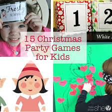 Model the game by joining one of the teams and stand at the front of the line. 15 Christmas Party Games For Kids How Does She