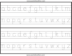 Tell the student to trace the letters in the. Owercase Etter Tracing Handwriting Worksheets For Kindergarten Alphabet Writing Practice Letter Worksheets