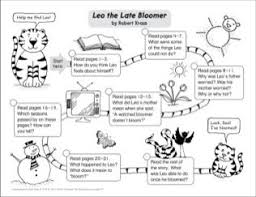 Leo The Late Bloomer Worksheets Google Search Leo The Late Bloomer Reading Response Late Bloomer