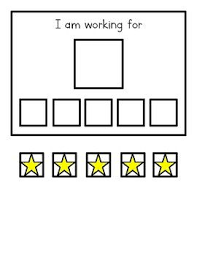 simple star reward chart printable reward charts autism