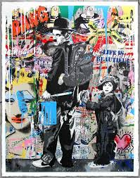 Mr Brainwash Just Kidding Pop Art Canvas Street Art Graffiti Urban Art