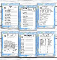 One of the most essential virtual office celebration ideas is to identify special events worth celebrating. Retirement Games Retirement Party Retirement Trivia Retiree Etsy In 2021 Retirement Parties Best Part Of Me Party Games