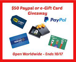 There's no better way to say thank you, congratulations, or happy birthday. 50 E Gift Card Or Paypal Cash Powered By Mom