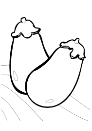 Eggplant Coloring Pages Books 100 Free And Printable