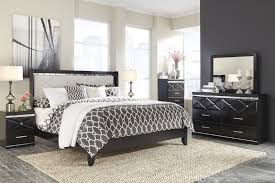 Francee 4 Piece Panel Bedroom Set In Black Bedroom Set Bedroom Furniture Sets Bedroom Sets Queen