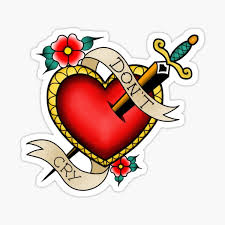 This puzzle piece was originally designed by autism advocacy groups for … Broken Heart Tattoo Stickers Redbubble