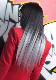 Shaded Hair On A Brown Or Brown Base This Is The Ideal Idea For Successful Coloring Best Newest Hairstyle Trends White Ombre Hair Hair Color For Black Hair White Hair Color
