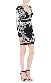 Balmain Baroque Cocktail Dress Barneys New York