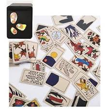 Hanafuda (花札, flower cards) are a style of japanese playing cards, made from paper and cardboard.they are typically smaller than western playing cards, only 2⅛ by 1¼ inches (5.4 by 3.2 cm). Pebble Stone Korean Flower Card Game Hwatu Good For Gift Handdrawn Illustration Copy