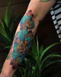 Jayjorre Blue Flower Tattoos Blue Ink Tattoos Small Girl Tattoos