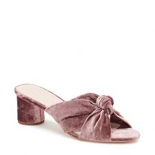 loeffler randall celeste mid heel knot slide wisteria