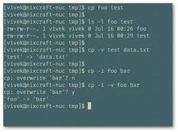 Why do files have different icons? Linux Copy File Command Cp Command Examples Nixcraft