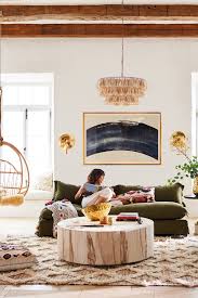 Swirled Drum Coffee Table In 2020 Drum Coffee Table Bohemian Style Living Room Coffee Table