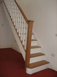 This rail installs using common handrail brackets mounted to the studs in stair well walls. Pin By Jocelyn Bunce On Bespoke Wooden Staircases Staircase Design Oak Stairs Staircase