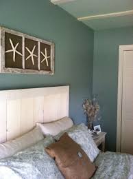 Custom Headboard With Wall Art Diy Beach Bedroom Beach Themed Bedroom Beach Bedroom Home